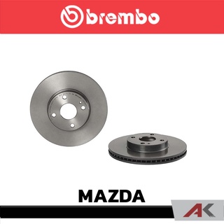 จานเบรก Brembo MAZDA 2 1.3 1.5D Sky ปี 2014-, MX-5 ND ปี 2015-หน้า เบรคเบรมโบ้ รหัสสินค้า 09 D065 11 (ราคาต่อ 1 ข้าง)