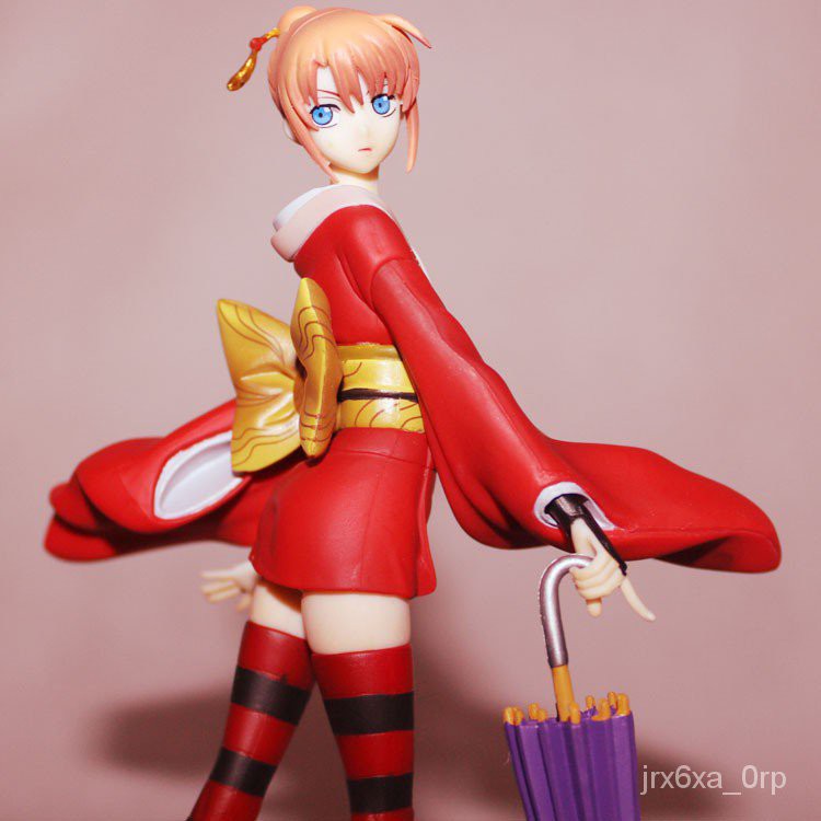 Jaan Anime 19cm G E M Gintama Silver Soul Kagura Leader With Umbrella Kimono Ver Vc Action Figure Sexy Girl Home Rize Shopee Thailand