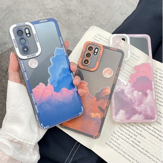 เคสโทรศัพท์มือถือแบบนิ่ม ใส ลายพระอาทิตย์ตก โรแมนติก สีพื้น สําหรับ Redmi Note 11s Note11Pro Redmi10 Note10 9C 9T Note9 Note8 Poco M3 X3 GT DGX