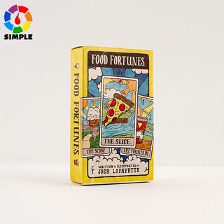 Food Fortunes Tarot Cards Deck Card Games