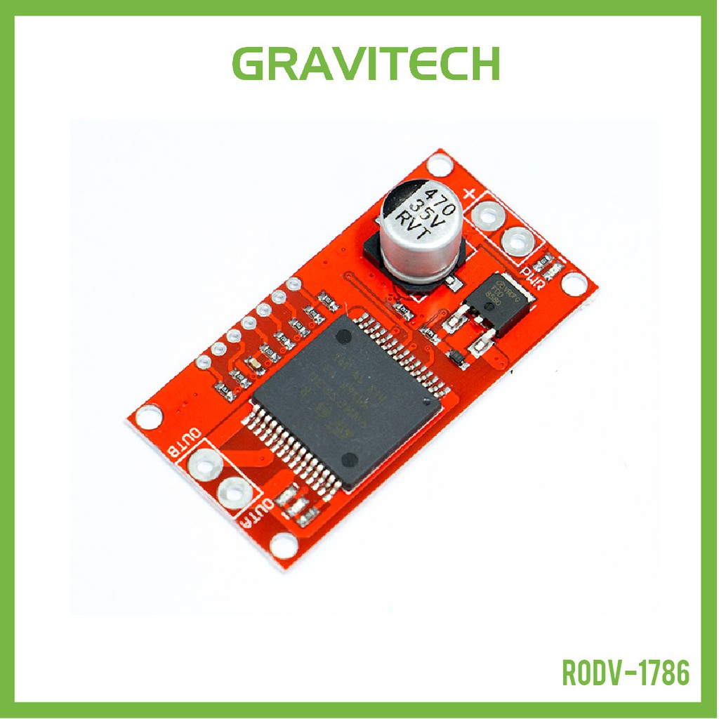 [Gravitechthai]Monster 30A 1-CH DC/Step Motor Breakout - VNH2SP30