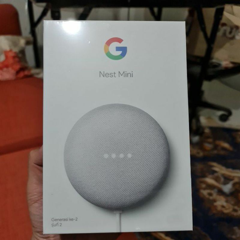 Google Nest Mini (Google Home mini 2) สีเทา (Chalk) สั่งงานภาษาไทยได้