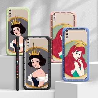 สำหรับ vivo V11  V11I V11 Pro  V15  V15Pro  V17 V17 Pro  V17 neo เคสโทรศัพท์น่ารักการ์ตูน Disney Princess กันกระแทกฝาหลังกล้อง Full เลนส์เคสป้องกัน