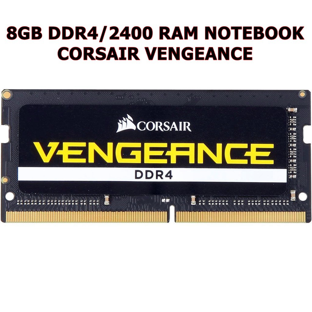 8GB DDR4/2400 RAM NOTEBOOK (แรมโน้ตบุ๊ค) CORSAIR VENGEANCE (CMSX8GX4M1A2400C16) Warranty LT