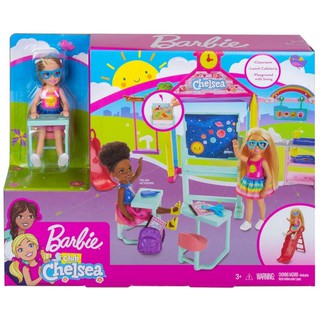 Barbie Club Chelsea Playset ตุ๊กตา​ เชลซี​ เพลเซท  สนามเด็กเล่น รุ่น GHV80