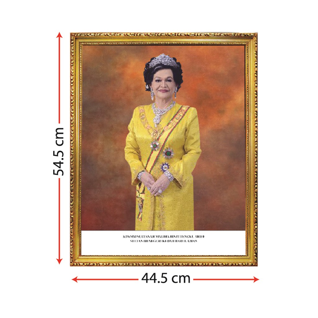 Bingkai Potret Permaisuri Sultan Kedah, Sultan Kedah Queen Portrait