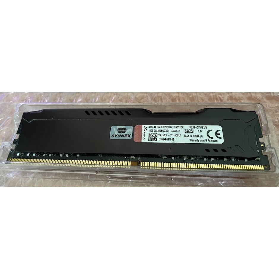 DDR4(2400) 8GB Kingston (Hyper-X/HX424C15FB3/8)