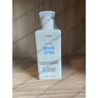 [ของแท้/พร้อมส่ง] ETUDE Soon Jung Panthensoside Top to Toe Wash (400 ml) อีทูดี้