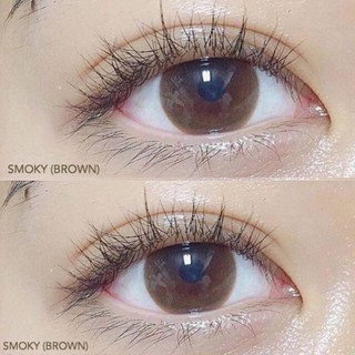 🔥 คอนแทคเลนส์ ✨ขนาดมินิ ✨Brown✨Smoky (beautylens)