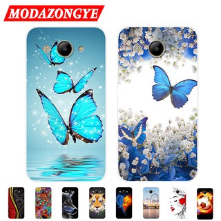 เคสสำหรับ Huawei Y3 2018 เคสซิลิโคน Soft Back Cover Y32018 Y 3 2018 Case Painted Silicone เคส