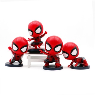 ฟิกเกอร์ PVC รูปสไปเดอร์แมน No Way Home Marvel Garage สําหรับเก็บสะสม 4 ชิ้น ต่อชุด