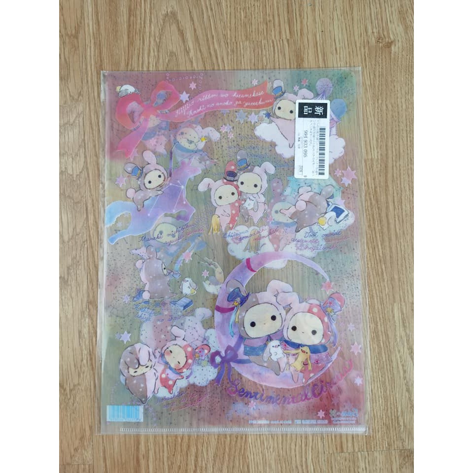 **ลดรับปีใหม่** แฟ้มใส่เอกสาร ขนาด A4 sanrio และ San-X แท้100%