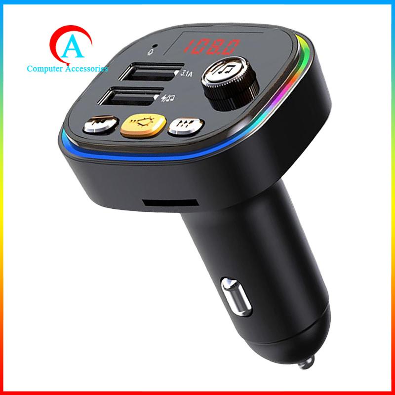 Car Charger MP3 Player Bluetooth FM Transmitter Dual USB Charging