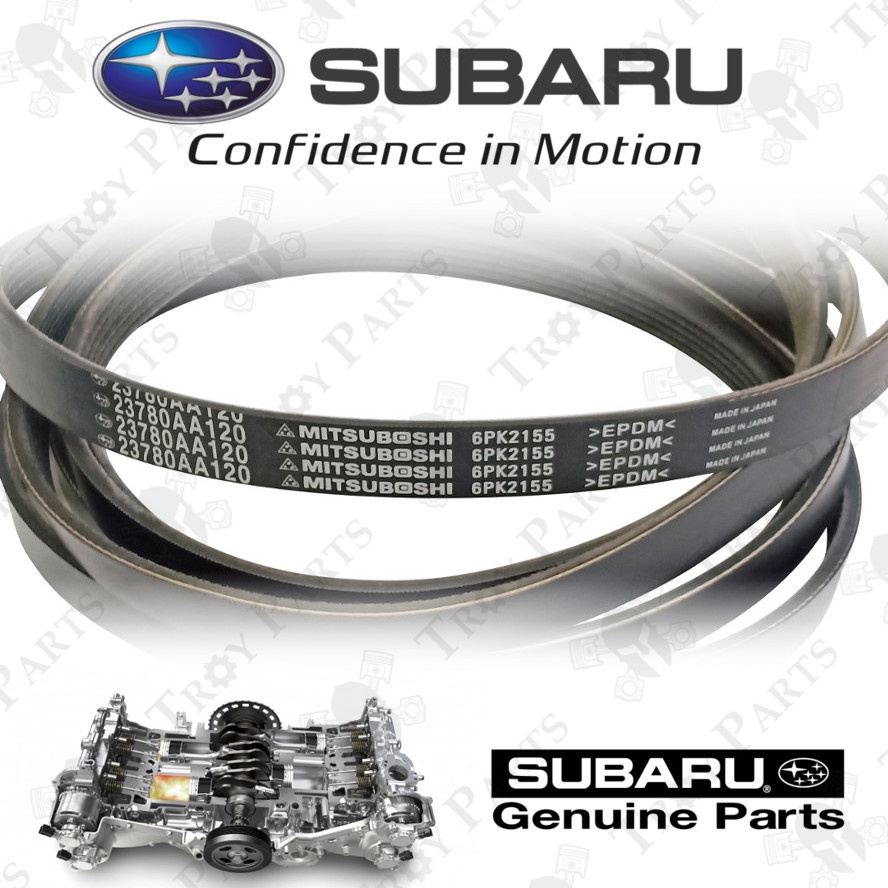 สายพานพัดลม Subaru 23780AA120 สําหรับ Subaru XV Forester 2.0 Ssangyong ประธาน S400 2.3 Rexton 2.3 (6