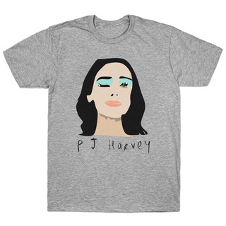 T-shirt  ขายดี เสื้อยืด พิมพ์ลาย PJ HARVEY INDIE PUNK ALTERNATIVE ROCK MUSIC HHcmoh40IHeild04 สไตล์คลาสสิกS-5XL