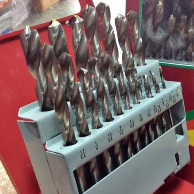 COBRAดอกสว่านเจาะเหล็กชุด  H.S.S 21 ตัวชุด 1/16-3/8 หุน