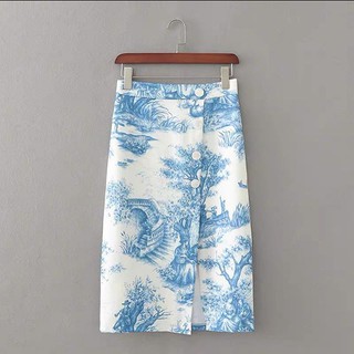 กระโปรง ocean paint skirt