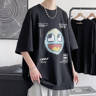 เสื้อยืดชาย oversize คอกลม แขนสั้น,ลยใหม่สวยๆ