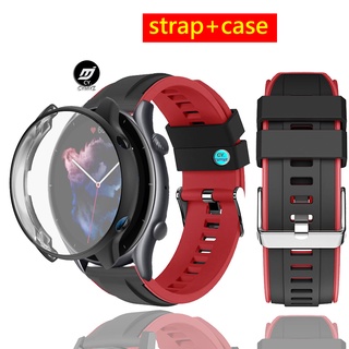 สาย amazfit GTR 3 pro สายรัด สายซิลิโคน สาย amazfit GTR 3 สายรัดข้อมือกีฬา เคส amazfit GTR 3 Pro เคส เคสกันกระแทกแบบเต็มหน้าจอ