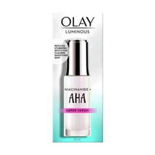 Olay โอเลย์ ลูมินัส ไนอะซินาไมด์ + AHA ซุปเปอร์ เซรั่ม ขนาด 30 ml  [ของแท้ 💯%]