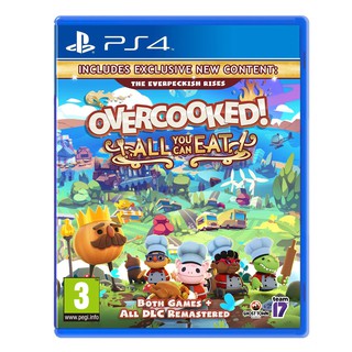 Playstation: แผ่นเกม Overcooked All you can Eat (UK ENG) เกมนี้รองรับภาษาไทย