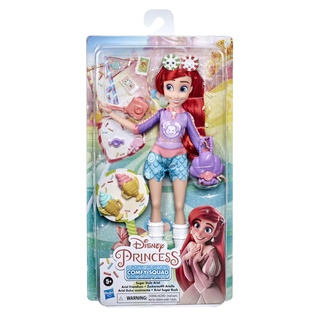 Hasbro Disney Princess Comfy Squad Sugar Style Ariel Fashion Doll ตุ๊กตาเจ้าหญิง ชูก้าร์ สไตล์ แอเรียล ขนาด 10.5 นิ้ว