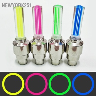 Newyork251 ฝาครอบวาล์วยางล้อรถมอเตอร์ไซค์ 2 ชิ้น