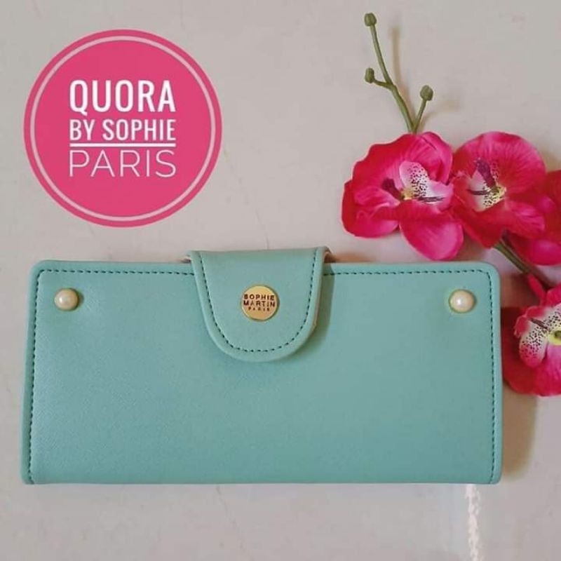 SOPHIE MARTIN QUORA WALLET / กระเป๋าสตางค์ผู้หญิง / กระเป๋าสตางค์การ์ดยาว