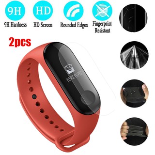 2 ชิ้นสำหรับ Xiaomi Mi Band 3 Screen Protector Film Smart Wristband Hot