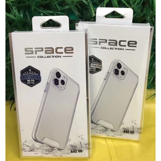 Case SPACE i6 7 8 SE 6Plus 7Plus 8Plus X XS XR XSMax 11 11Pro 11ProMax i12 12mini 12Pro 12ProMax เคสใส กันกระแ