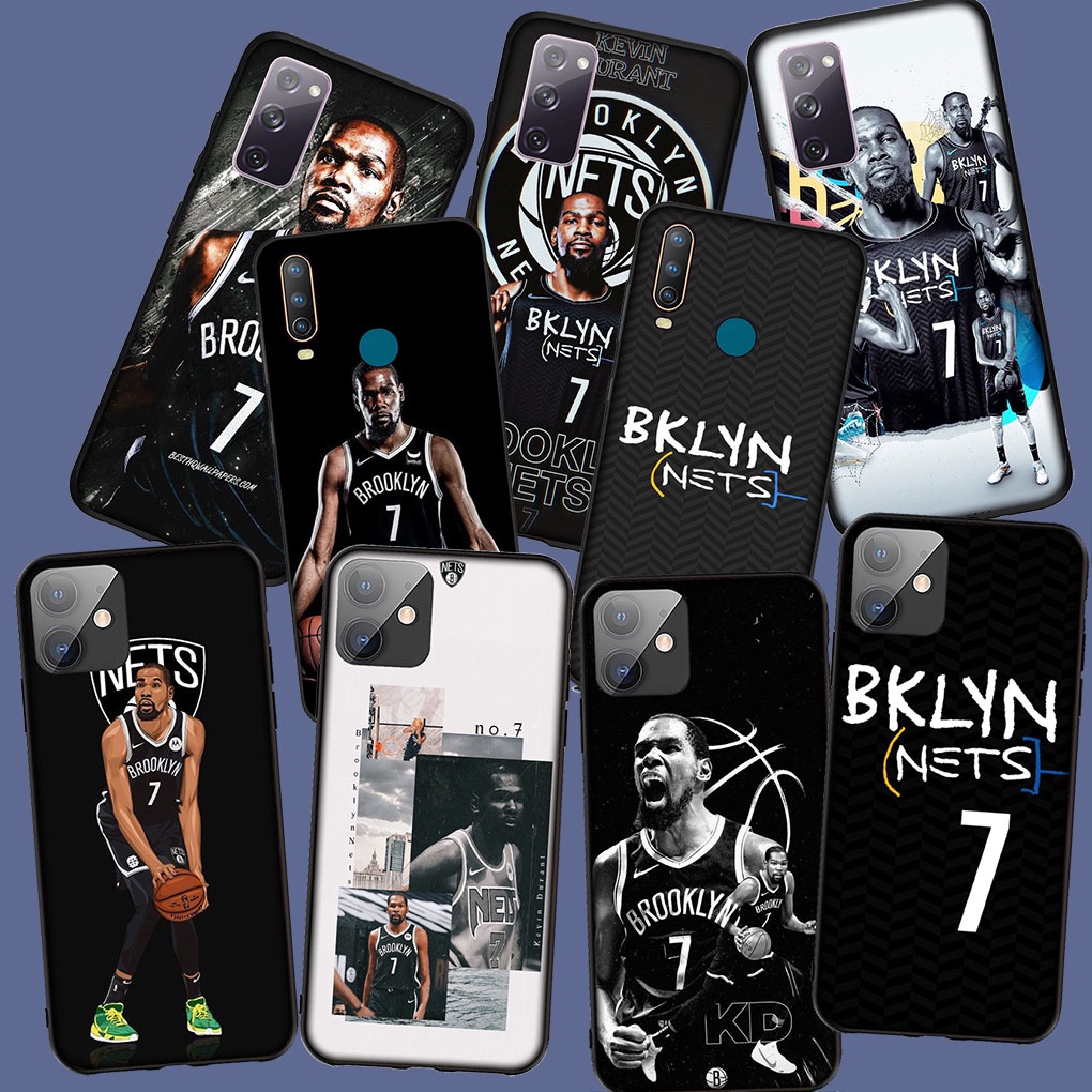 เคสTPU VIVO V20 SE Y12s Y12a Y12d Y30 Y50 V20SEซิลิโคนอ่อนนุ่มสีดําพิมพ์C5-LB52 Kevin Durant Nets KD