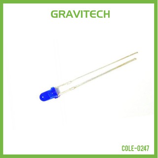 [Gravitechthai] LED blue diffused 3mm (5 LEDs)