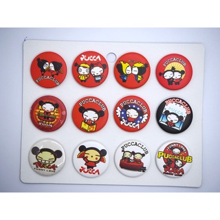 เข็มกลัด 3.2cm/4.4cm Pucca พุ้คค่า  พัคค่า การ์ตูน อนิเมะ Cartoon Anime