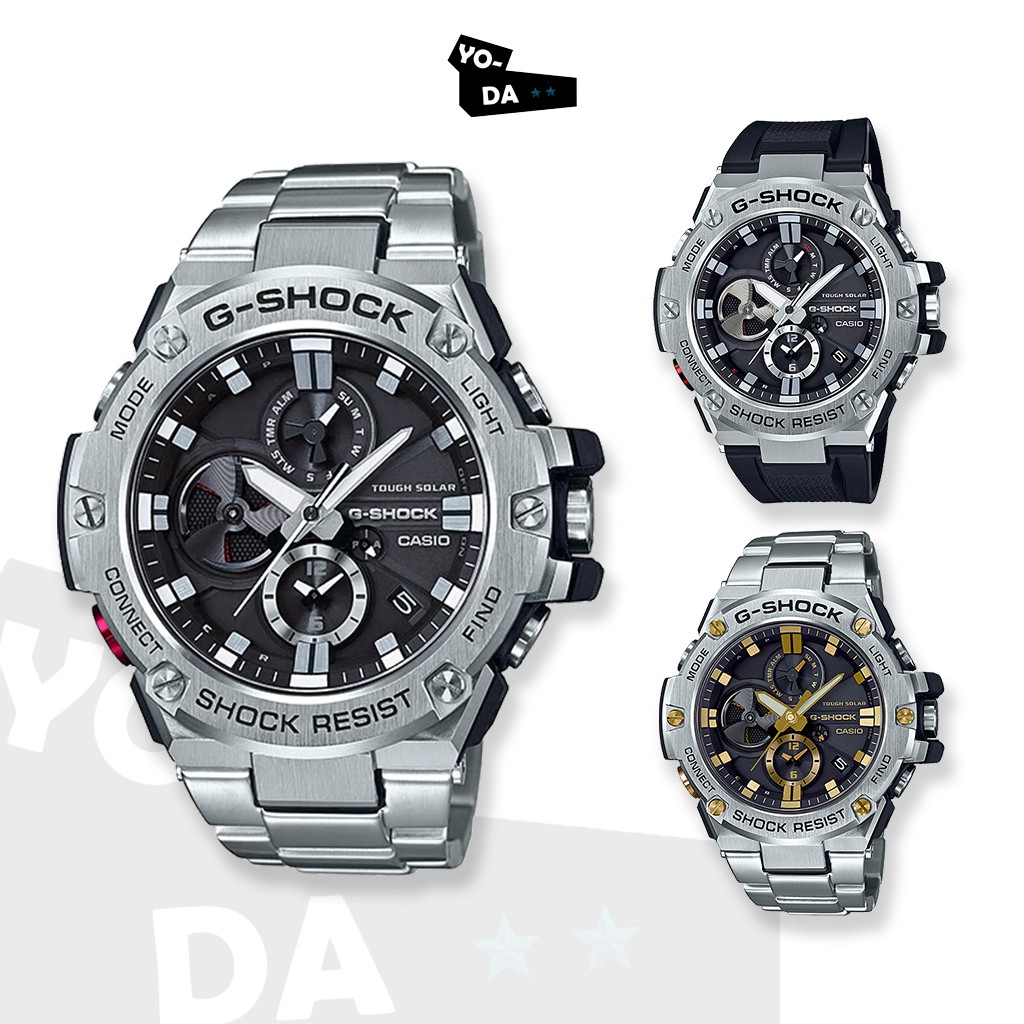 นาฬิกาข้อมือ Casio G-Shock G-STEEL รุ่น GST-B100D-1,GST-B100-1,GST-B100D-1A9 'สินค้ารับประกัน CMG 1 ปี'