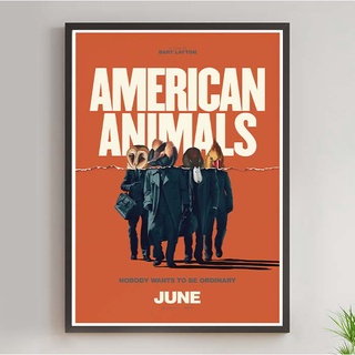 American Animals Poster โปสเตอร์ภาพขนาด 33X48 cm