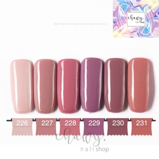 ยาทาเล็บสีเจล Wgomm-232-237 มีสีจริง