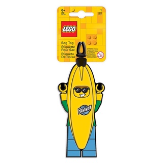 LEGO ป้ายติดกระเป๋า ป้ายห้อยกระเป๋าเดินทาง เลโก้ BANANA GUY (LEGO BANANA GUY BAG TAG) ลิขสิทธิ์แท้