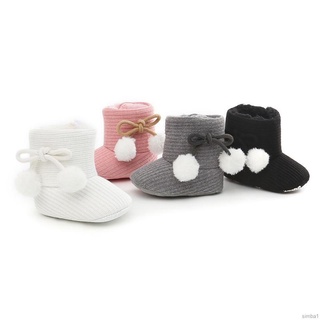 Autumn Baby Girl Boy Cotton Boots Casual Cartoon Shoes First Walkers Newborn Cute Non-slip Soft Sole Shoe