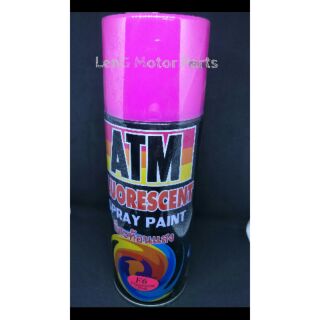 สีสเปย์ สีชมพู่สะท้อนแสง ATM F6 สีพิเศษชมพู่สะท้อนแสง Fluorescent Pink