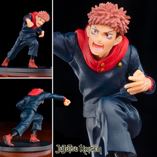 Figure ฟิกเกอร์ Model โมเดล จากการ์ตูนเรื่อง Jujutsu Kaisen Jufutsu no Waza มหาเวทย์ผนึกมาร Yuji Itadori ยูจิ อิทาโดริ