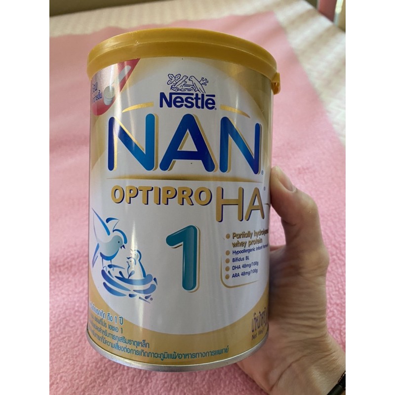 NAN OPTIPRO HA1 นมผงดัดแปลงแนนเอ สูตร 1 ขนาด 400 กรัม
