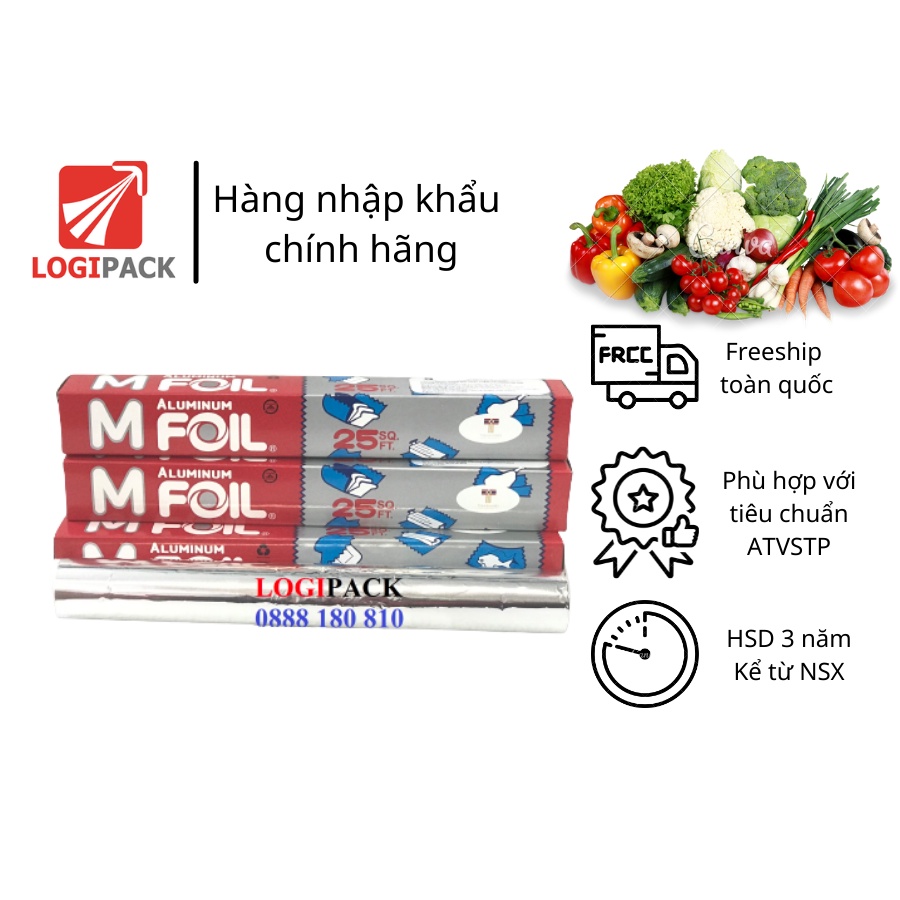 ฟอยล์ ฟอยล์อลูมิเนียม M Foil_นําเข้าจากประเทศไทย
