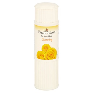 🔥The Best!! เอนแชนเทอร์ แป้งฝุ่นหอม กลิ่นชาร์มมิ่ง 100กรัม Enchanteur Charming Scent Perfumed Talc Fragrance Powder 100g