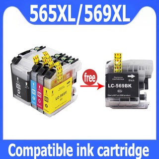 Brother LC 565 LC 569 Ink LC 565XL LC 569XL Black LC565XL LC569XL Ink Cartridge Compatible for J2510 J2310 J3520 J3720