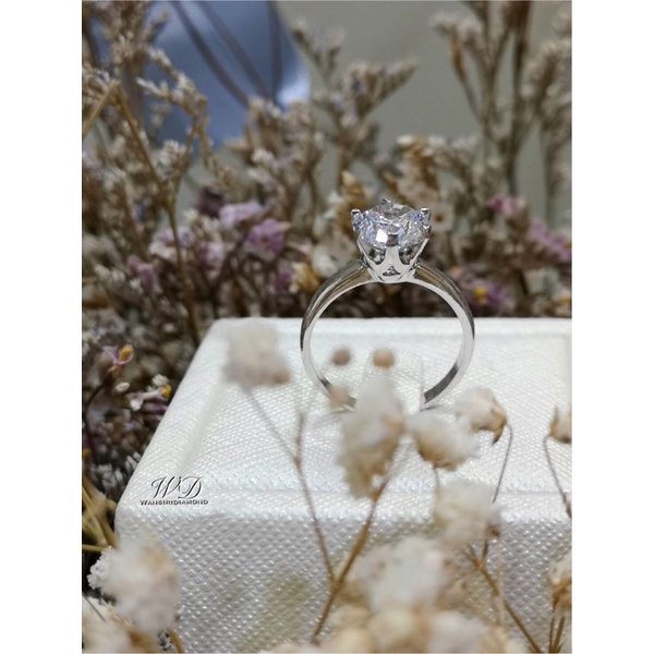 (รอตัวเรือนนิดนึงค่ะ)💍แหวนเพชรชู 2 กะรัต (แจ้งไซส์ทางแชท) เพชรสังเคราะห์เหลี่ยม H&A โรงงานทำเพชรแท้นำเข้าเพชรเอง - รูปที่ 7