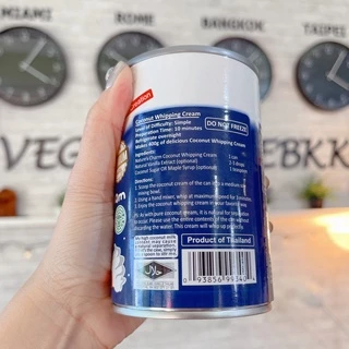 วิปปิ้งครีมมะพร้าว Nature's Charm - Coconut Whipping Cream (นมมะพร้าววิปปิ้งครีม / กะทิวิปปิ้งครีม / วิปปิ้งครีมเจ)
