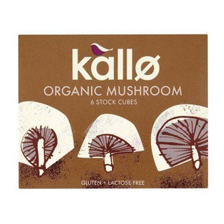 Kallo Stock Mushroom Cubes 130g คัลโลสต๊อกเห็ดก้อน 130 กรัม