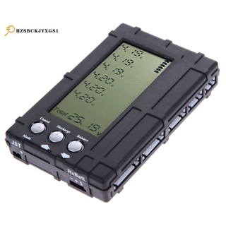 เครื่องวัดแรงดันไฟฟ้าแบตเตอรี่ Rc 3 In 1 สําหรับ 2-6 S Lipo Li - Fe Battery Meter