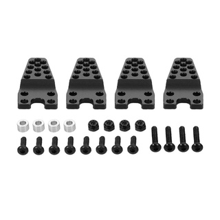 โช๊คอัพอลูมิเนียม 4 ชิ้น สําหรับอัพเกรดรถไต่หินบังคับ 1/10 Axial SCX10