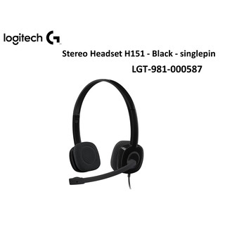 Stereo Headset H151 - Black - singlepin รุ่นLGT-981-000587